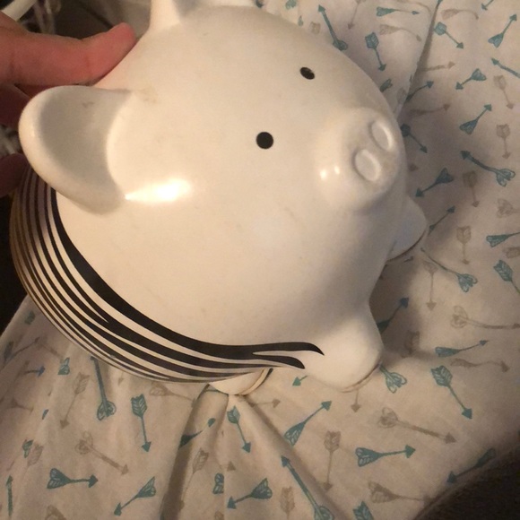 Other Zebra Piggy Bank Poshmark